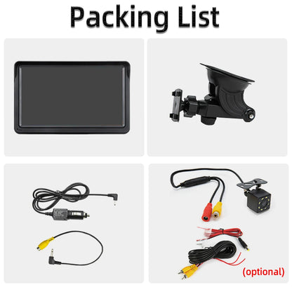 HIPPBQCC CarPlay Android Auto Car Radio Multimedia Video Player 7inch Portable Touch Screen With USB AUX For Rear View Camera
