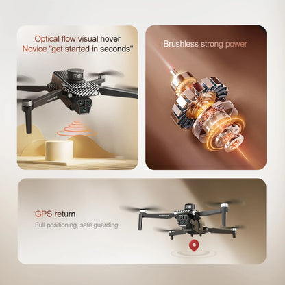 Professional GPS Drone 2025 U33 U99 with 8K Camera 360 Laser Obstacle Avoiding Touch Screen Brushless Motor FPV 5G RC Dron Toys