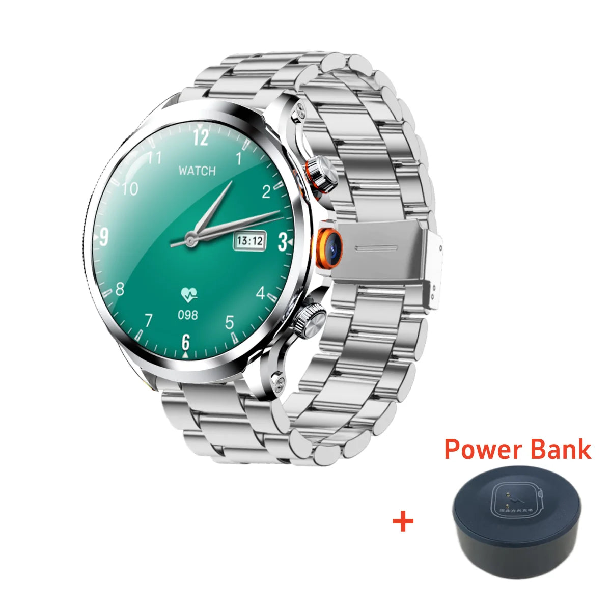 2024 H18 Smart Watch 1.85'' Large Screen HD Display 5G SIM Card WIFI Video Call Side Camera Fitness Tracker Pedometer for Men