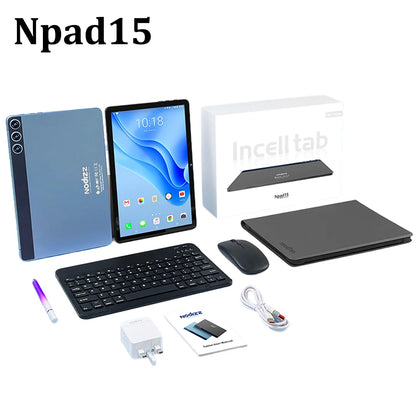 10.1'' Tablet Npad15 Android14.0 1280*800 HD Display 12GB RAM 512GB ROM 7000mAh Battery  MTK6737 Octa-Core 2.4G+5G WIFI6 Tablets