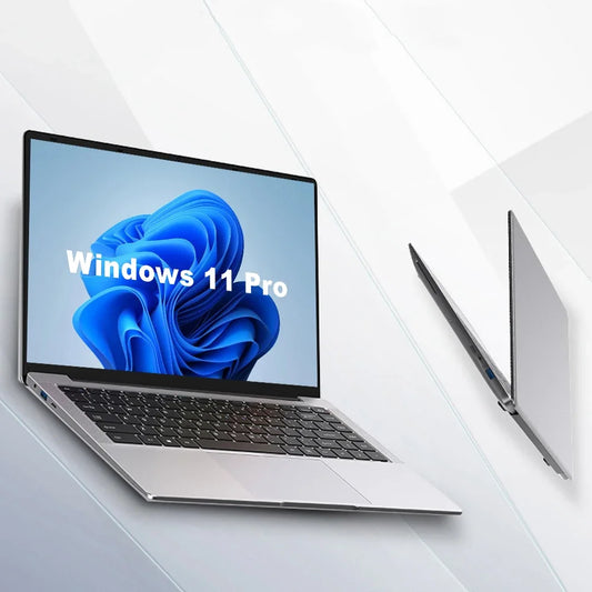 Kid 14.1-inch Intel Celeron N4000 Laptop with 128GB/256GB/512GB/1TB SSD Windows 11 Pro  Dual Core Portable Notebook for Students