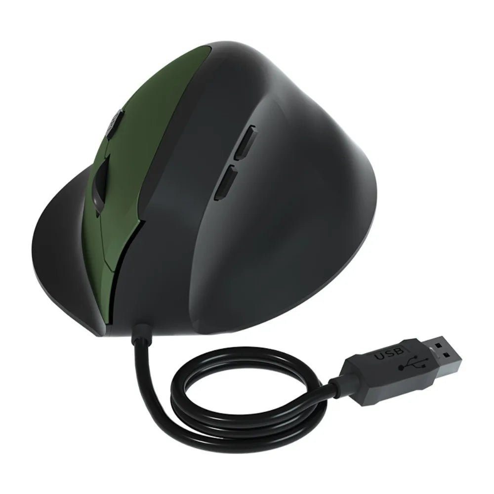 2.4G Vertical Mouse 6 Mute Buttons 800/1200/1600DPI Ergonomic Optical Mouse Comfortable Keysensitive Gaming Mice Office