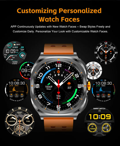 2025 New Smart Watch With 2 in 1 TWS Wireless Headset Bluetooth Call 1.53" AMOLED Screen 400mAh IP67 Waterproof Sport Smartwatch