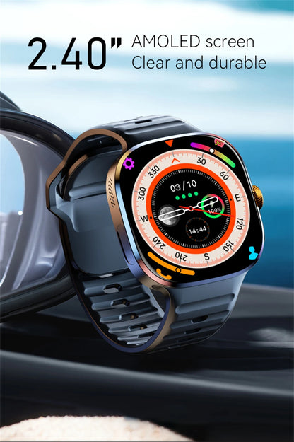 5G/4G Full Network Smart Watch 2.40 inch Big Screen HD Video Call 8GB+128GB RAM 2100mAh Google Play WIFI GPS Sim Card Smartwatch