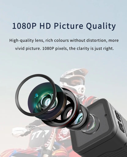 Mini Sport DV Action Camera HD 1080P Bike Motorcycle Helmet Camera Outdoor Video DVR Audio Recorder Dash Cam for Car Bicycle