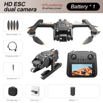 2025 RG700 PRO RC Drone Obstacle Avoidance Aerial photography 4K Dual Camera Quadcopter Gps Four-Axis Helicopter Drone Gift Toy