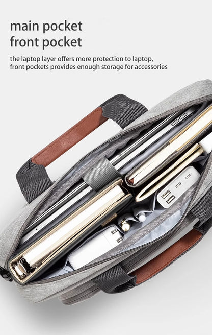 Men Laptop Bag 13.3 14 15.6 inch for Macbook Air Pro 13 15 16 HP Huawei Asus Acer Dell Xiaomi Lenovo Shoulder Handbags Briefcase