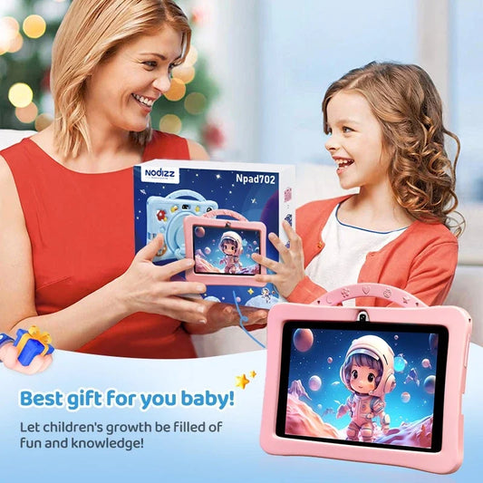 2025 New Kid's Tablet Android 14 7.1 HD Screen 1280*600 IPS 4GB+128GB Memory 3200mAh GPS Satellite Positioning Tablet Boys Girls