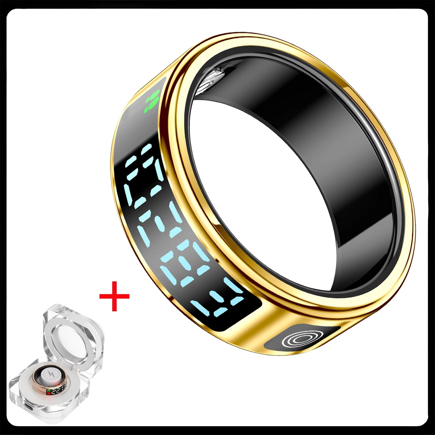 Xiaomi Smart Ring 2025 Display Screen Gestures Control Video 5ATM Waterproof Remote Camera Blood Oxygen Monitor Sports ring New