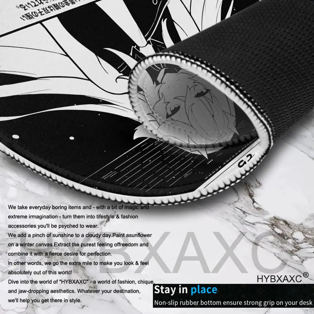 Large Gaming Mouse Pad Customizable Pattern Upgraded Smooth FPS Esports Office Gaming Desk Mat Gaming Accessories Rubber Mats