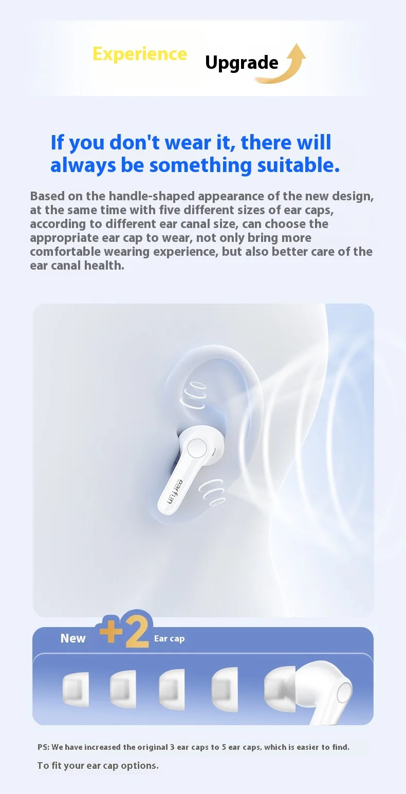 EarFun Air Pro 4 Wireless Earphone Active Noise Reduction HI-FI Bluetooth5.4 Earphones E-sports IPX5 Waterproof PC Gamer Earbuds