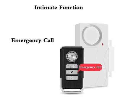 Camaroca Door Window Entry Security Wireless Remote Control Burglar Alarm Magnetic Sensor Alert System Security Protection