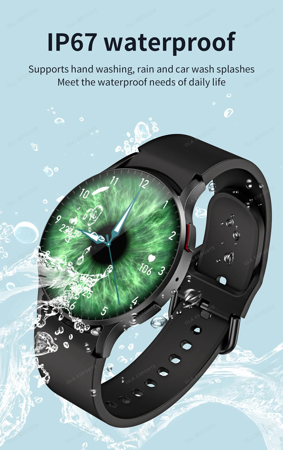 Smartwatch Women Watch 6 Health Monitoring Watch Waterproof Voice Assistant Bluetooth Call Smart Watch 2025 New