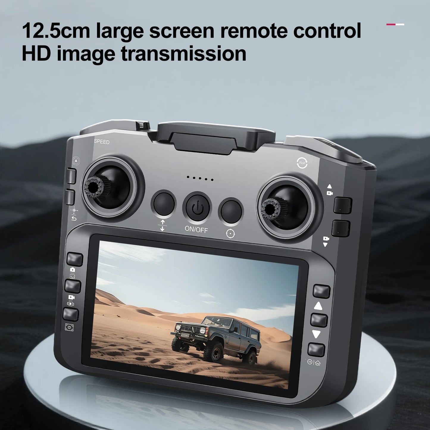 E88GT 4.3-inch Large Screen Drone Brushless Dual Camera Aerial Photography 8K HD Optical Flow Remote Control Aircraft Boy Gift