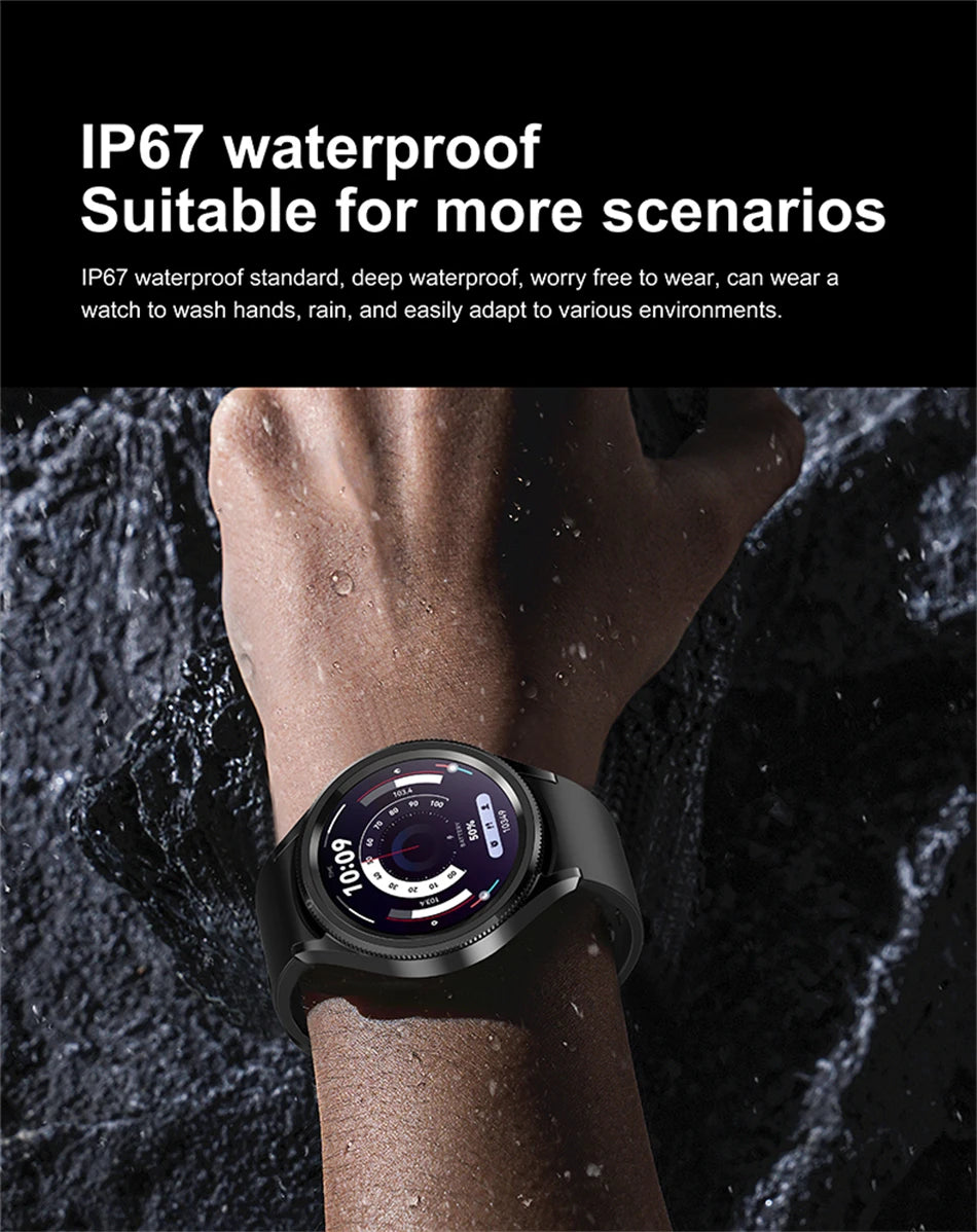 2025 New Smart Watch 6 Men's GPS Sports Fitness Waterproof Watch 100 + Sports Mode Bluetooth Call Smartwatch Android IOS