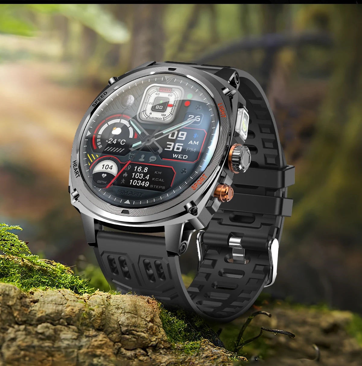 LIGE NEW Smart Watch Men 800mAh Large Battery Bluetooth Call IP67 Waterproof Smartwatch 100+Sport Health Monitor Smartwatches