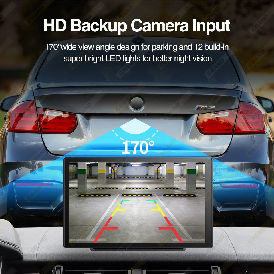 9 inch Car Radio Multimedia Video Player CarPlay Android Auto IPS Touch Screen AUX Input Bluetooth MirrorLink Universal