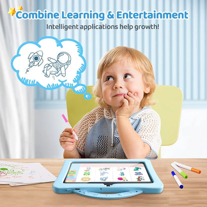 2025 New Cartoon Pattern Kids Tablet 7 Inch 4GB RAM 128GB ROM 3200mAh Android Learning Education Games Tablets Children's Gifts