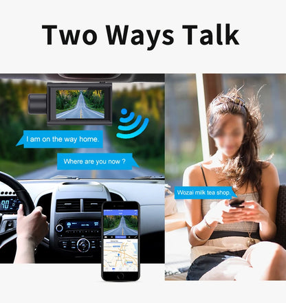 Dash Cam 3Inch 4G Android10.0  GPS Navigation ADAS Car Dvr Camera Full HD 1080P Car Video Recorder DVR WiFi BT