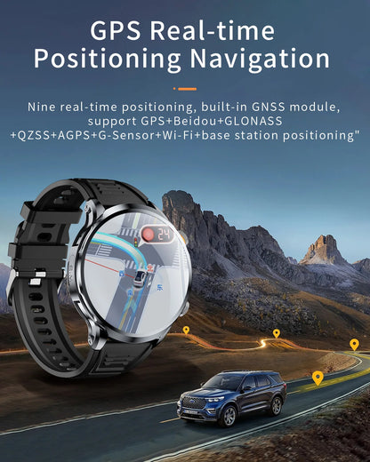 2024 H18 Smart Watch 1.85'' Large Screen HD Display 5G SIM Card WIFI Video Call Side Camera Fitness Tracker Pedometer for Men