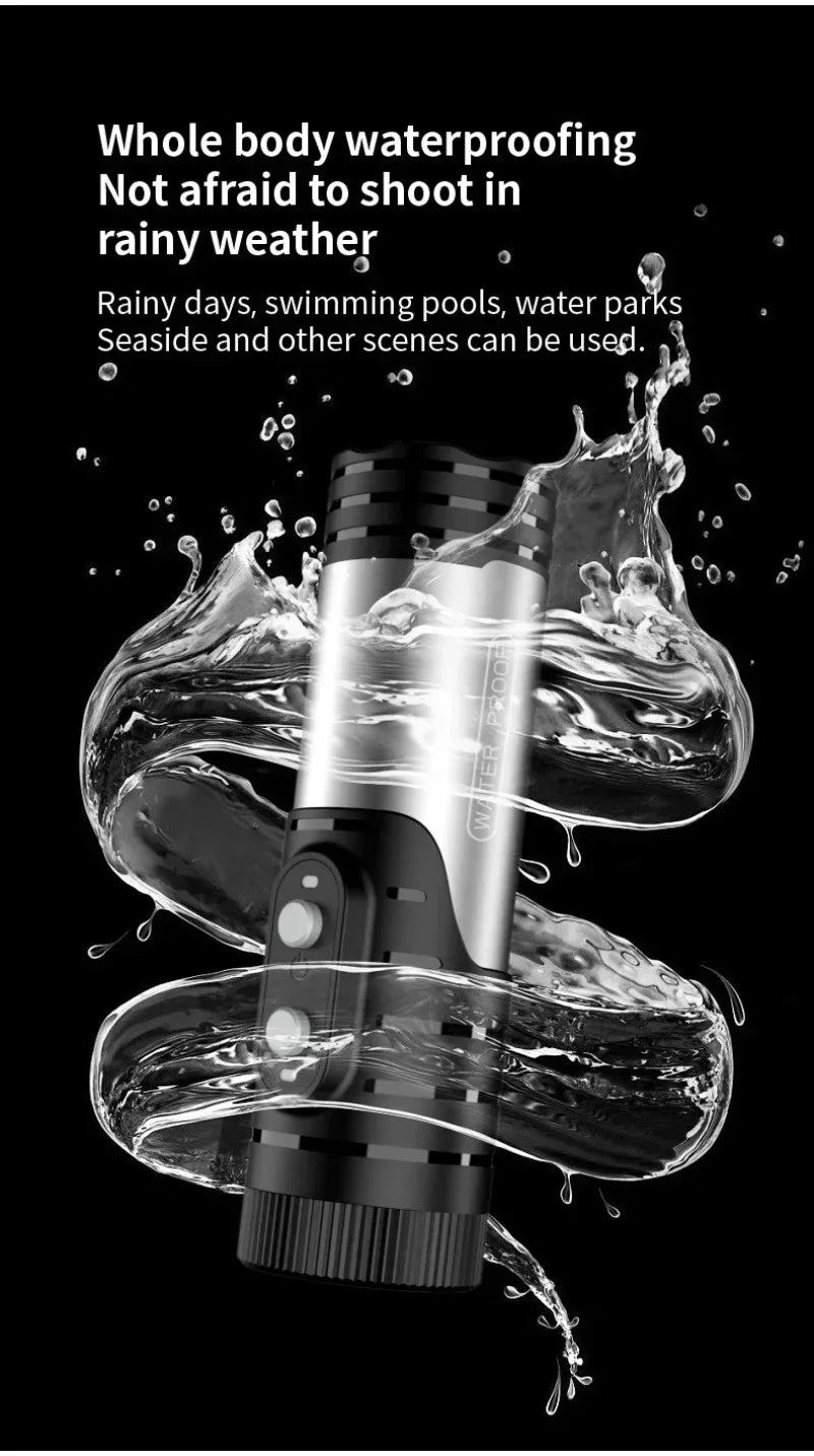 4K Mini Sport DV Action Sport Camera Flashlight Helmet Full HD 1080P Video Ideal Bodycam for Bike, Cycle, Motorcycle Camcorder