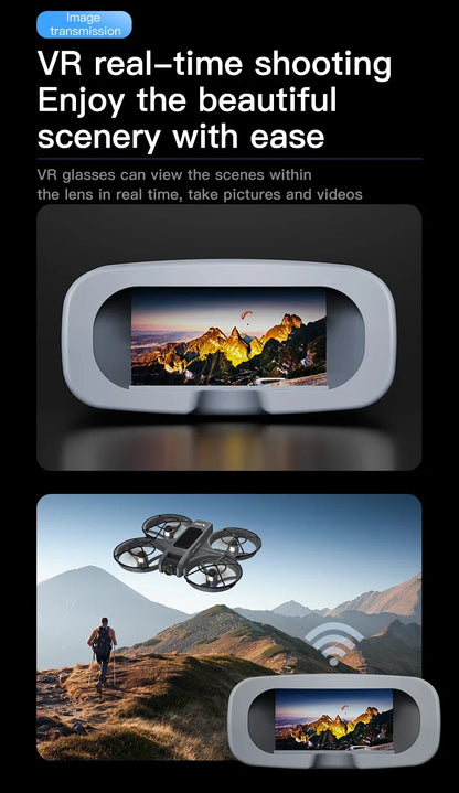 Xiaomi X226 VR mini Drone 8K Aerial HD Dual Camera Intelligent Obastacle Avoidance 5G WIFI  Brushless Motor GPS Exclusive VR UAV