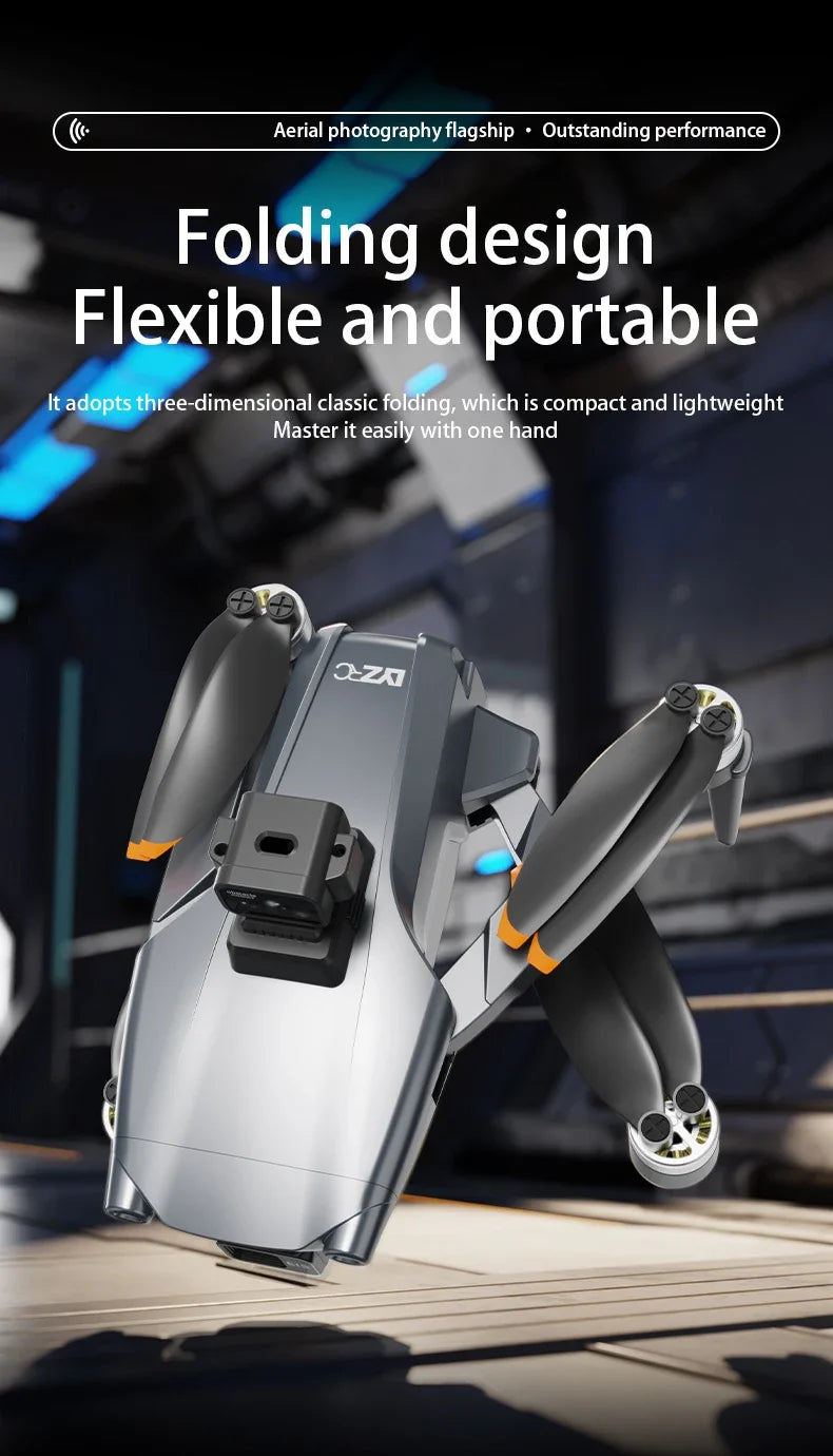 L600 PRO Max GPS Drone With Screen Control 8K HD Dual Camera Brushless Obstacle Avoidance 3-Axis Gimbal Aerial FPV RC Dron 5KM