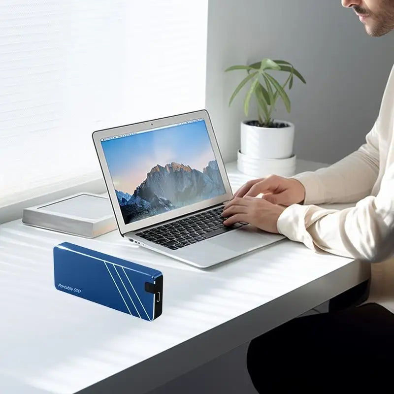 Portable External Storage Drive SSD 1Tb Hard Drive Portable Storage High Speed Transfer For PC, Desktop, Laptop, Phones