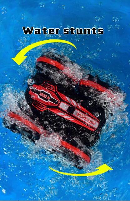 Amphibious RC Car Remote Control Stunt Car Vehicle Double-sided Flip Driving Drift Rc Cars Outdoor Toys for Boys Children's Gift