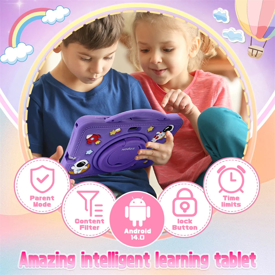 2025 New Cartoon Pattern Kids Tablet 7 Inch 4GB RAM 128GB ROM 3200mAh Android Learning Education Games Tablets Children's Gifts