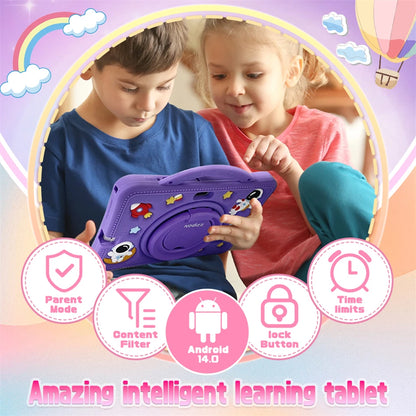 2025 New Cartoon Pattern Kids Tablet 7 Inch 4GB RAM 128GB ROM 3200mAh Android Learning Education Games Tablets Children's Gifts