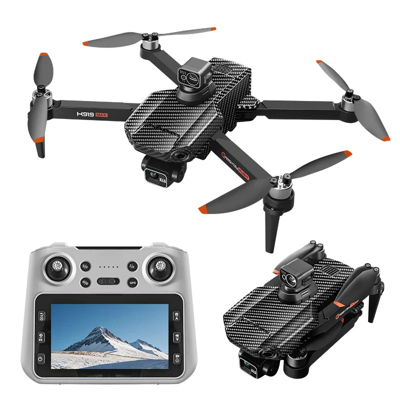 New K918 Drone GPS 8K Professional HD 360° Dual Cameras 5G WIFI Brushless Motors Obstacle Avoidance Foldable Quadcopter