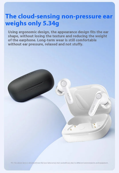 EarFun Air Pro 4 Wireless Earphone Active Noise Reduction HI-FI Bluetooth5.4 Earphones E-sports IPX5 Waterproof PC Gamer Earbuds