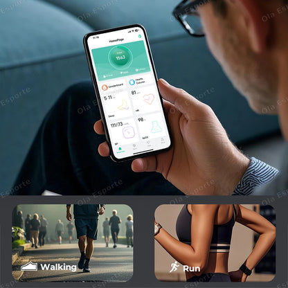 New Smart Ring 5ATM&IP68 Waterproof Rings Man Health Monitoring Heart Rate Sleep Monitor GPS Motion Sport Tracker Smartring 2025