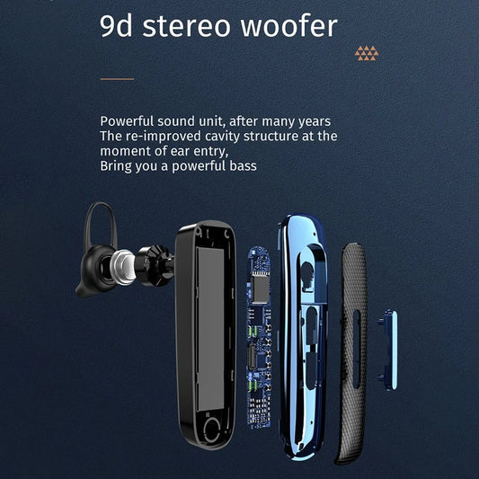 Ear Hook E1 Wireless Bluetooth Earphone Earbuds in-ear Business Headphones Long Standby Hi-Fi Stereo E1 Bluetooth Headset Gaming