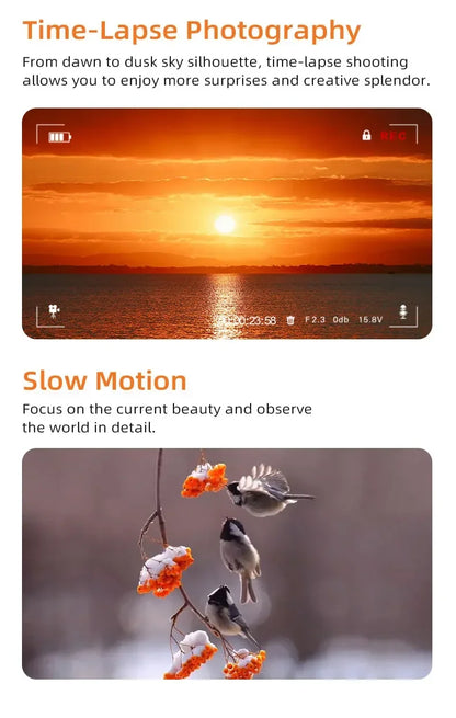 M5 Vlog Action Camera 5K 30fps/ 4K 60fps 3-Axis Anti-shake Digital Video Camcorder 180° Rotation Lens 3.5"Screen Face Tracking