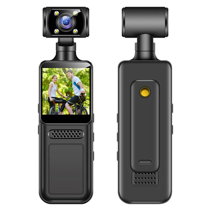 4K HD Action Camera 180 Rotatable Vlog WiFi Mini Sports Wearable Camera Infrared Night Vision Sports DV Bicycle Driver