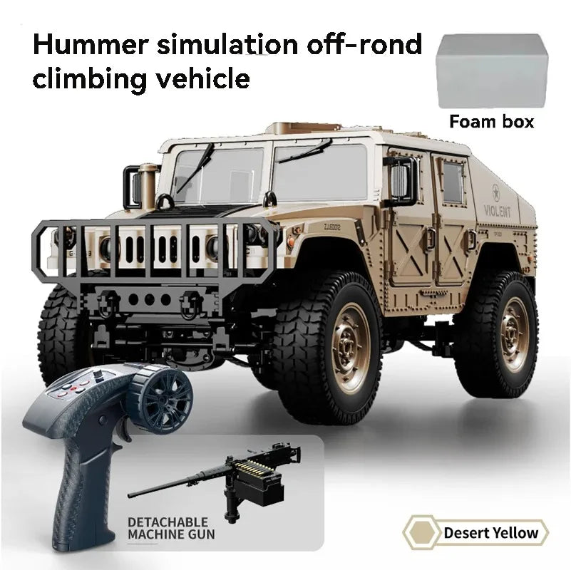 JJRC C8835 RC Car Simulation 4x4 All-terrain 2.4G Remote Control Car Off-road Climbing Electric Truck with LED Light RC Toy Gift