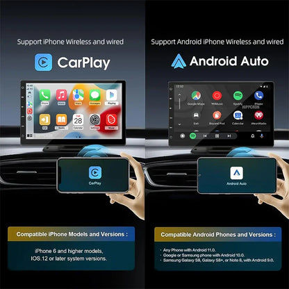 9 inch Car Radio Multimedia Video Player CarPlay Android Auto IPS Touch Screen AUX Input Bluetooth MirrorLink Universal