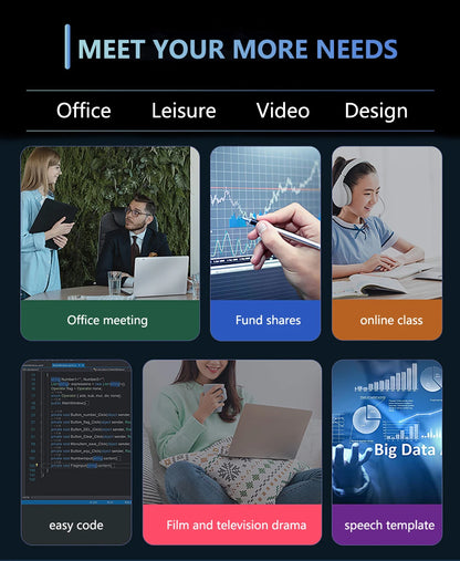 Kid 14.1-inch Intel Celeron N4000 Laptop with 128GB/256GB/512GB/1TB SSD Windows 11 Pro  Dual Core Portable Notebook for Students