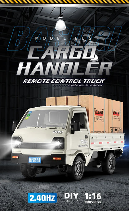 RC Truck 1:16 2.4GHZ RC Car Simulation Drift Climbing Truck With Spray and LED Lights RC Electric Truck Model Boy's Toys Gifts