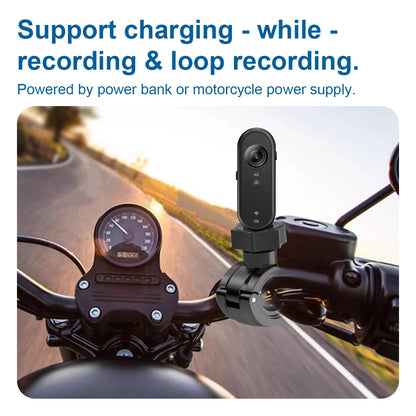 Multifunctional 4K Sports Camera WiFi Waterproof 120° Wide Angle Magnetic Mount Loop Recording for Cycling Travel Adventure