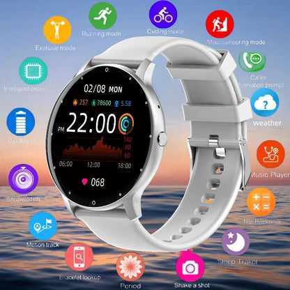 2025 New Smart Watch Men Full Touch Screen Sport Fitness Watch IP67 Waterproof Bluetooth For Android ios smartwatch Men+box