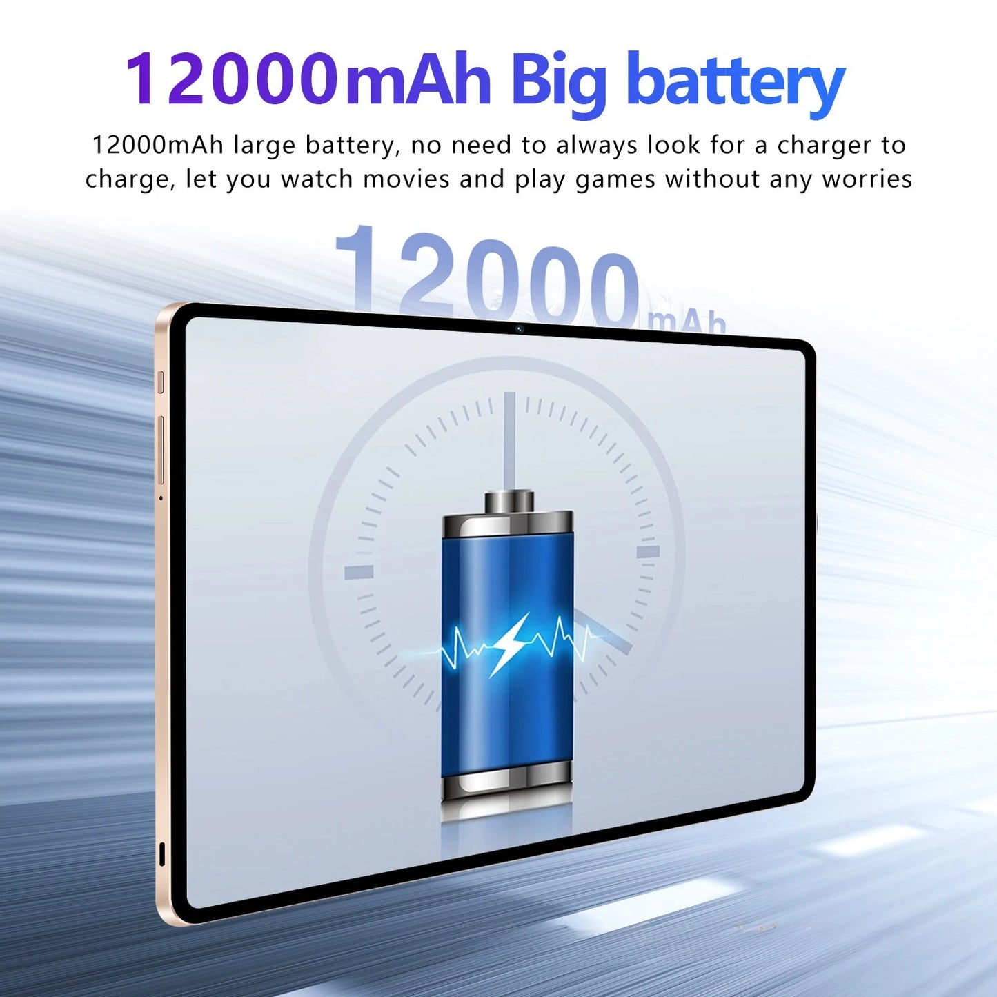 Best-selling tablet Android 15 2024 eight-core dual camera 5G Wifi memory 16GB 512GB battery 12000 mAh smart tablet