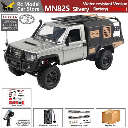 MN MODEL 1/12 4WD Remote Control Diving Off-road Car Climbing Truck All Terrain Vehicle Rock Crawler Wading Pickup Toy for Adult