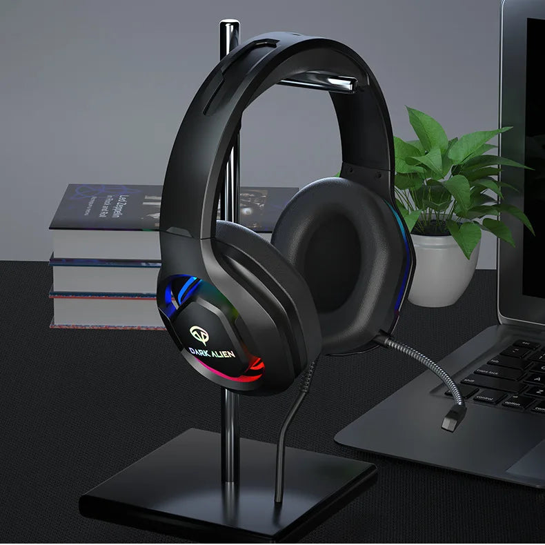 Gaming Headphones For PC/PS4/PS5 EKSA E1000 7.1 Surround RGB Gaming Headset Gamer USB Wired Headphones With Noise Cancelling Mic