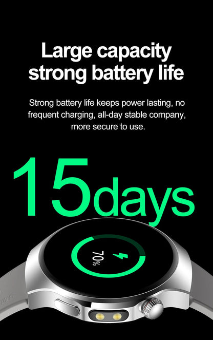 Outdoor Military Rugged Smart Watch Men GPS Sports Fitness Waterproof Watch With Flashlight Function Bluetooth Call Smartwatch