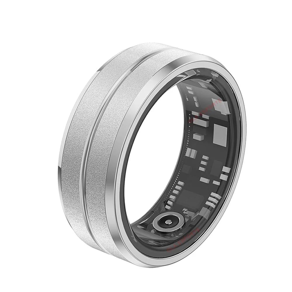 NEW Smart Ring Military Grade Titanium Steel Smart Rings for Women Men Health Monitoring IP68 & 5ATM Waterproof Multi-sport Mode