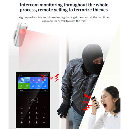 Burglar House Security System Home Security System Wireless WiFi Alarm Burglar System  for Smart Home Home Alarm Kit