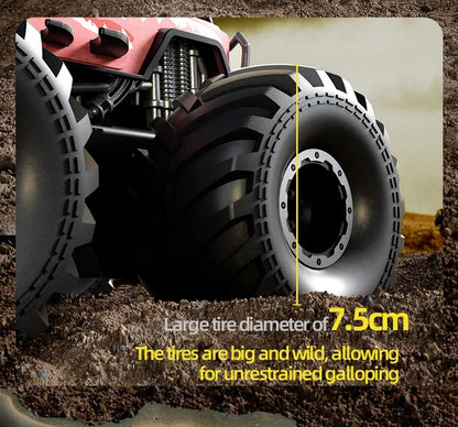 KBDFA Q215 Amphibious RC Car 2.4G 4WD Remote Control Truck Climbing Off Road Waterproof Armored Vehicles Kid Toys Gift